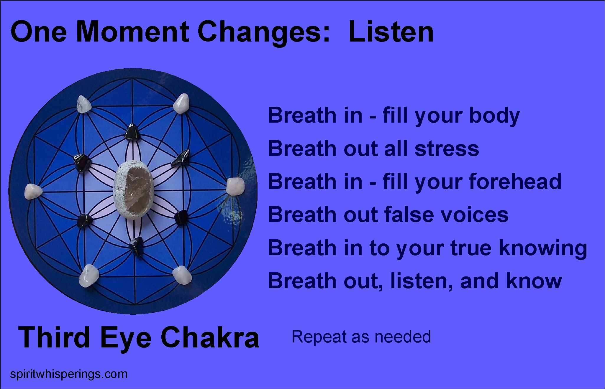 Listen One Moment Change