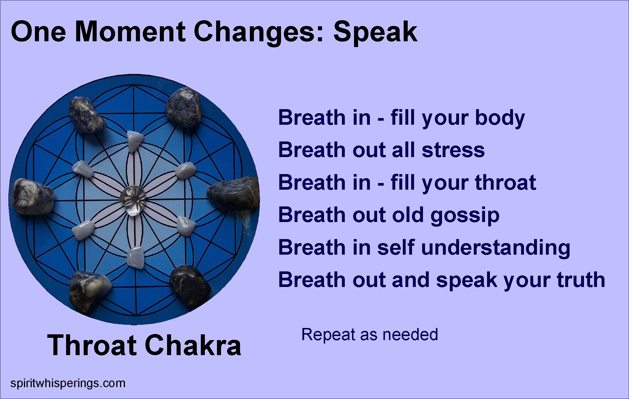Speak One Moment Change